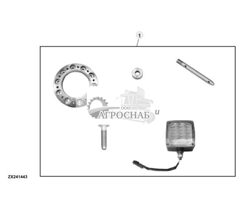 Attachment, Dual Tires Bolt Kit 